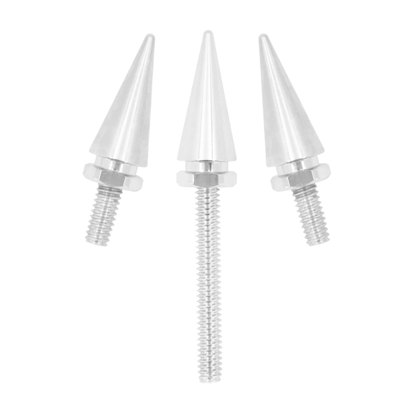 3x Impaler Spike Wind Screen Windshield Bolt Chrome For Electra Street Glid 2014-2023 | HCmotorku