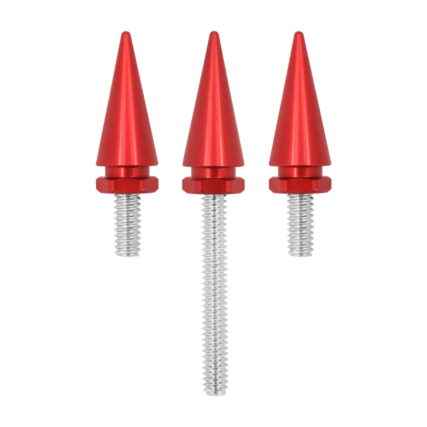 3* Spike Metal Fairing Windshield Bolts Red Fit For Harley 2014-UP Touring Tri Glide | HCmotorku