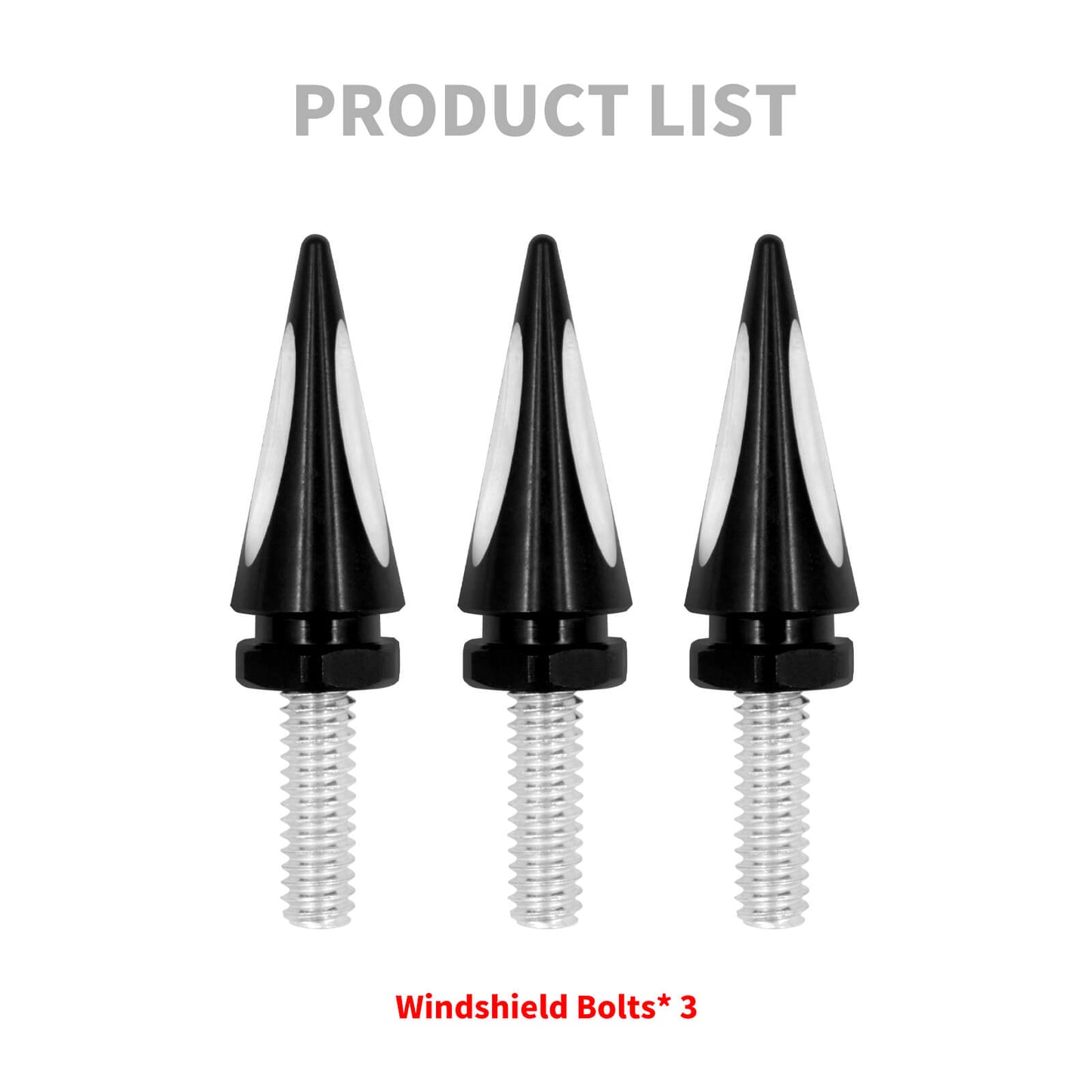 Impaler Spike Wind Screen Windshield Bolts For Harley Electra Street Glide 1996-2013 | HCmotorku