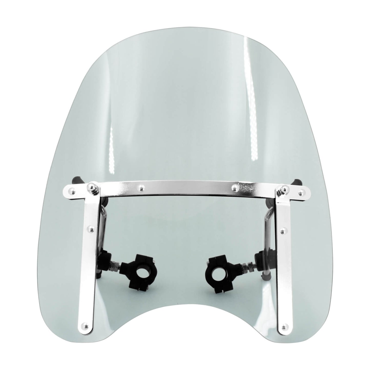 Windshield Windscreen Smoke + Handlebar Clamp For Harley Honda | HCmotorku