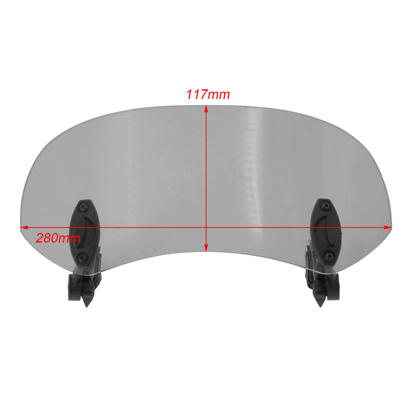 Windshield Clip Extension Spoiler Wind Deflector For Harley | HCmotorku