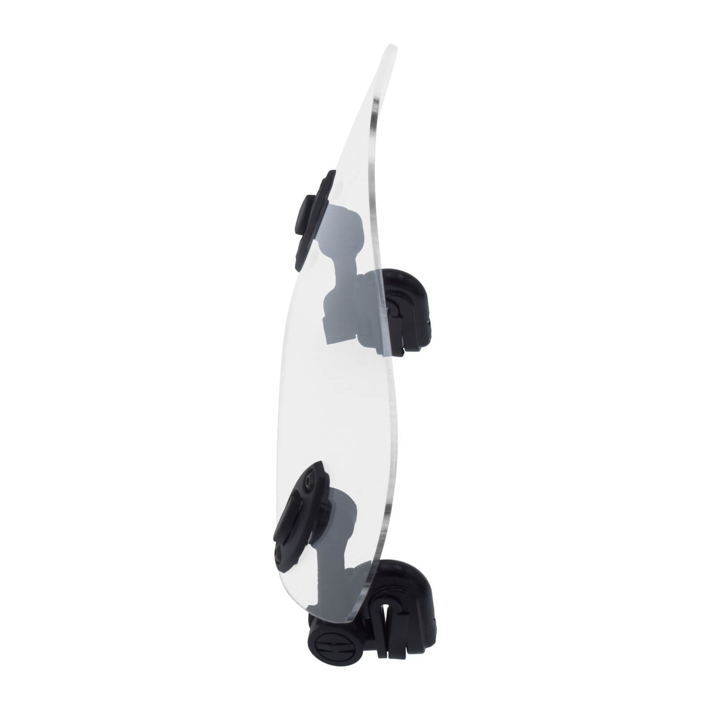 Clear Adjustable Clip-On Windshield Extension Spoiler Windscreen Deflector | HCmotorku
