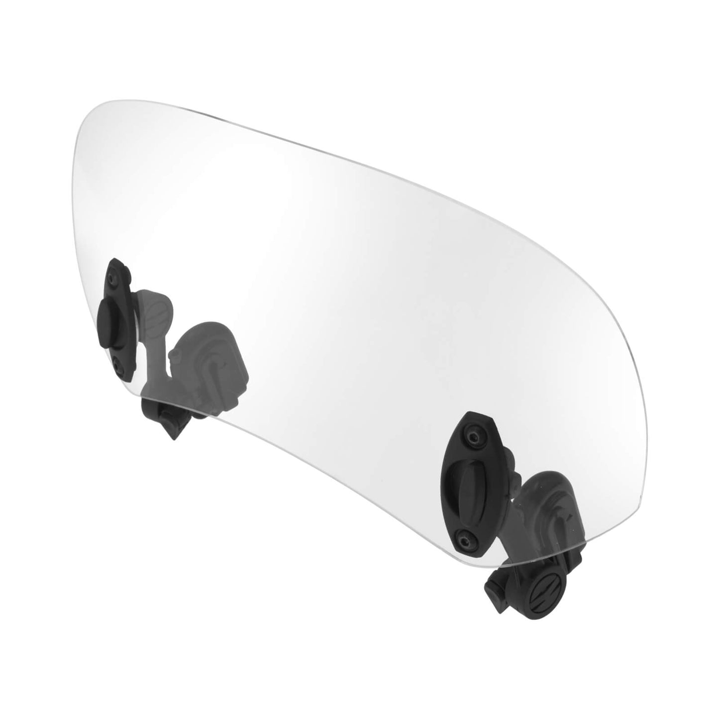 Clear Adjustable Clip-On Windshield Extension Spoiler Windscreen Deflector | HCmotorku