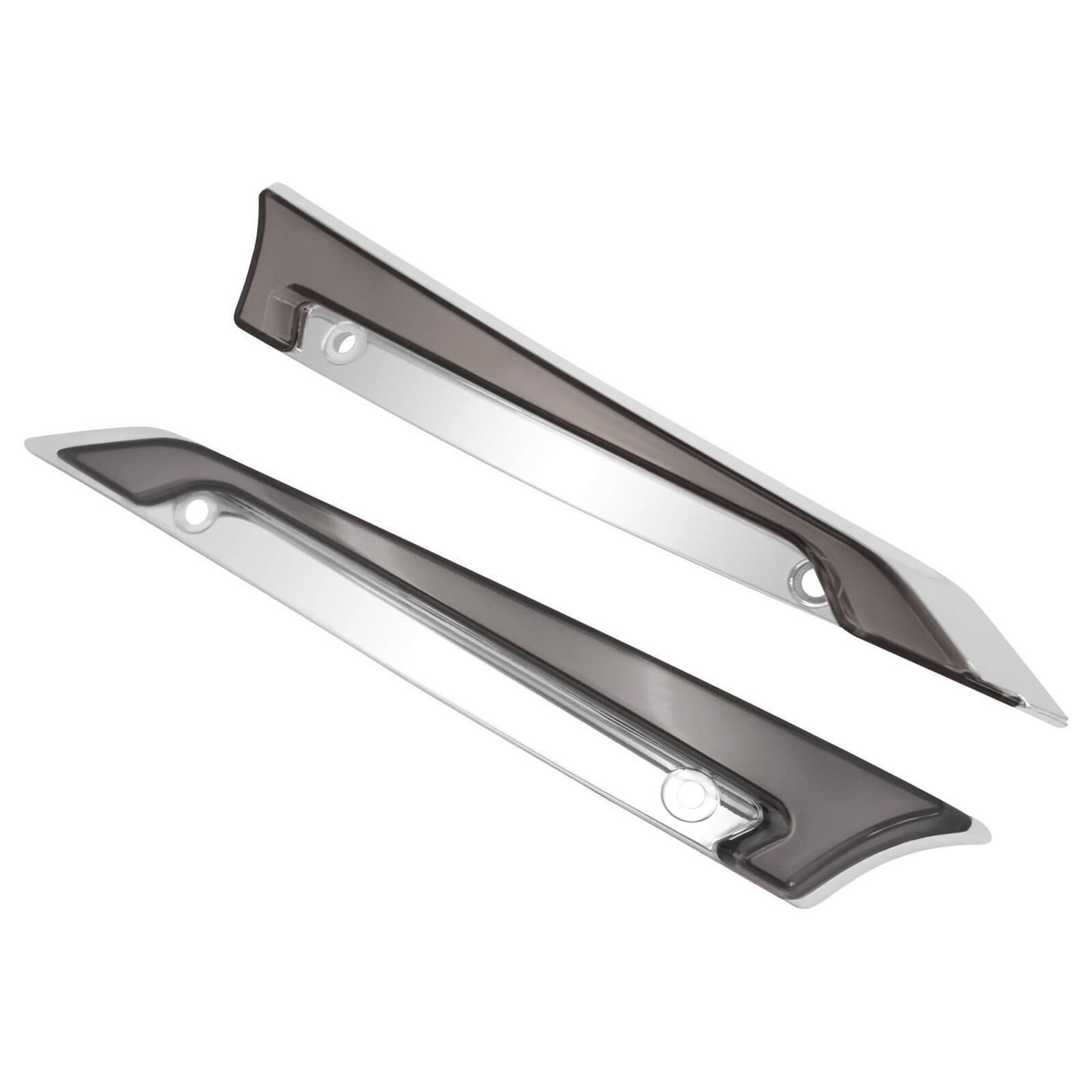 Fairing Windscreen Trim W/ Smoke LED Lights Chrome For Harley FLTRX FLTR 2015-2023 | HCmotorku