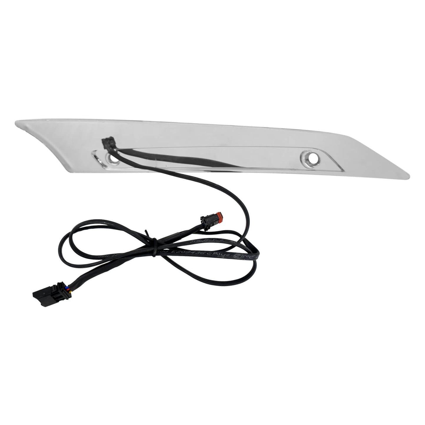Fairing Windscreen Trim W/ Smoke LED Lights Chrome For Harley FLTRX FLTR 2015-2023 | HCmotorku