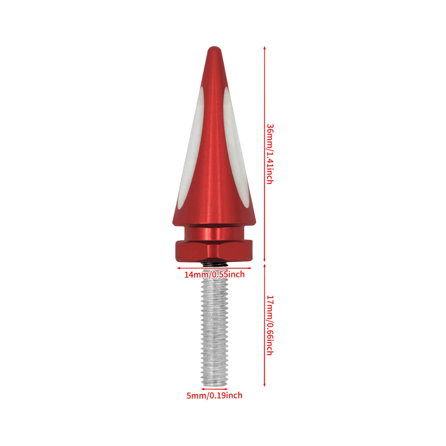 Windshield Screws Cutout Spike Bolt Red Fit For Harley Touring Road Glide 1998-2023 | HCmotorku