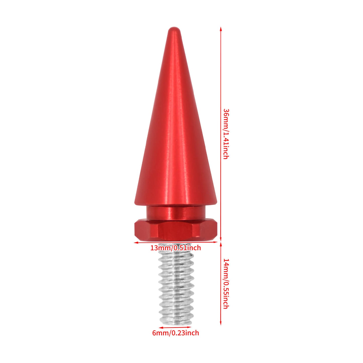 Motorcycle Windshield Spike Windscreen Screws Red For Harley Touring 1996-2013 | HCmotorku
