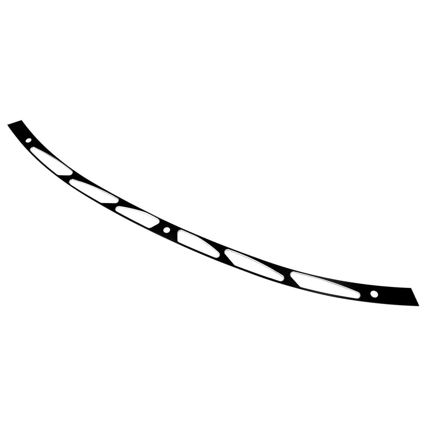Motorcycle Sloted Windshield Trim Black Fit For Harley Touring Glide 2014-2022 | HCmotorku
