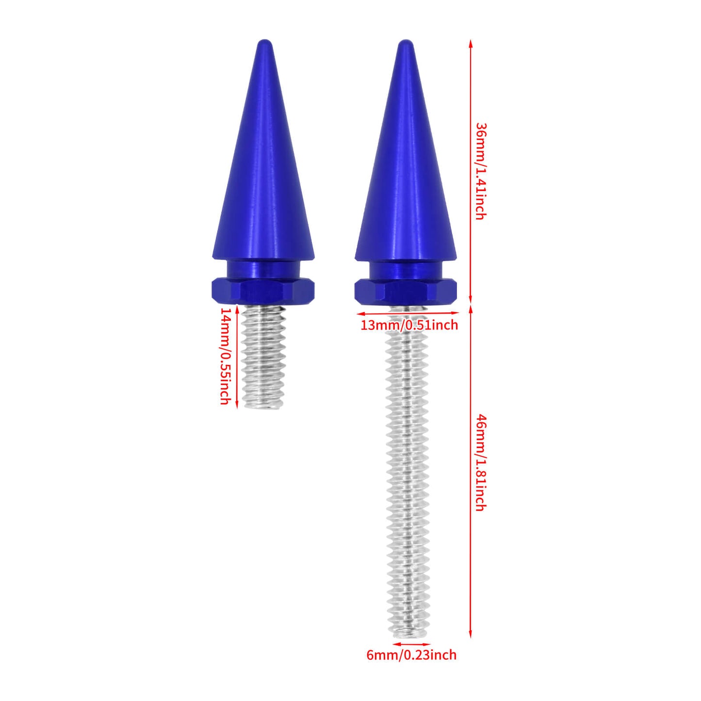 Fairing Windshield Windscreen Trim Bolt Screws Blue Fit For Harley FLH 2014-2023 | HCmotorku