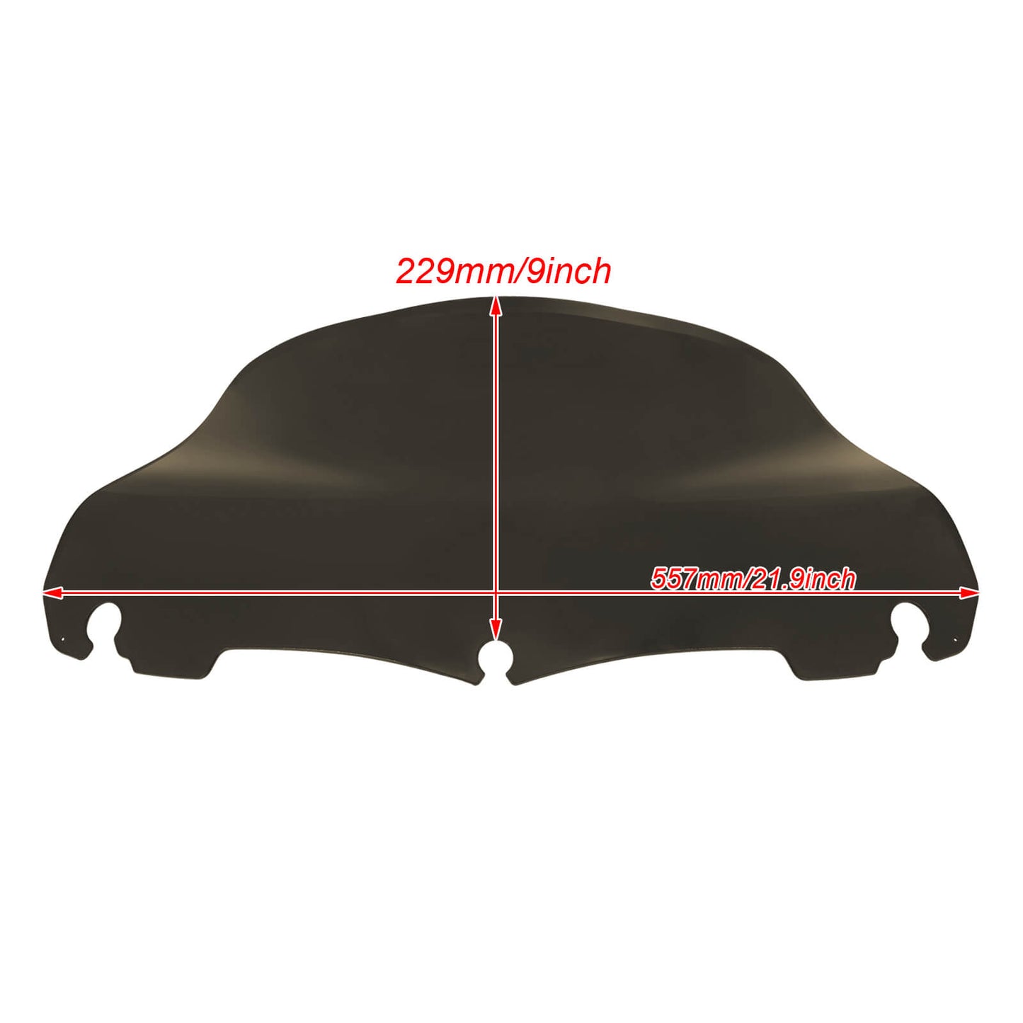9" Wave Windshield Windscreen Smoke For Harley Electra Street Glide 2014-2025 | HCmotorku