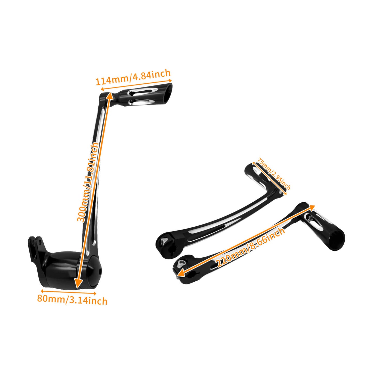 Brake Arm Shift Lever Pegs Pedal Shifter Kit Fit For Harley Touring 2014-2025 | HCmotorku