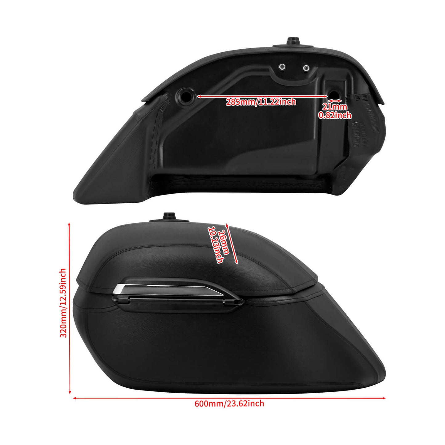 Hard Bags Saddlebag Heavy Duty Mounting Kit For Harley Softail Touring Yamaha Honda | HCmotorku