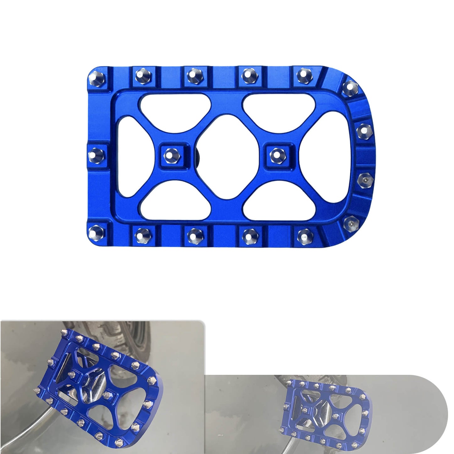 MX Style Foot Brake Lever Pedal Pad Fit For Harley 1986-2017 Softail FL Touring | HCmotorku