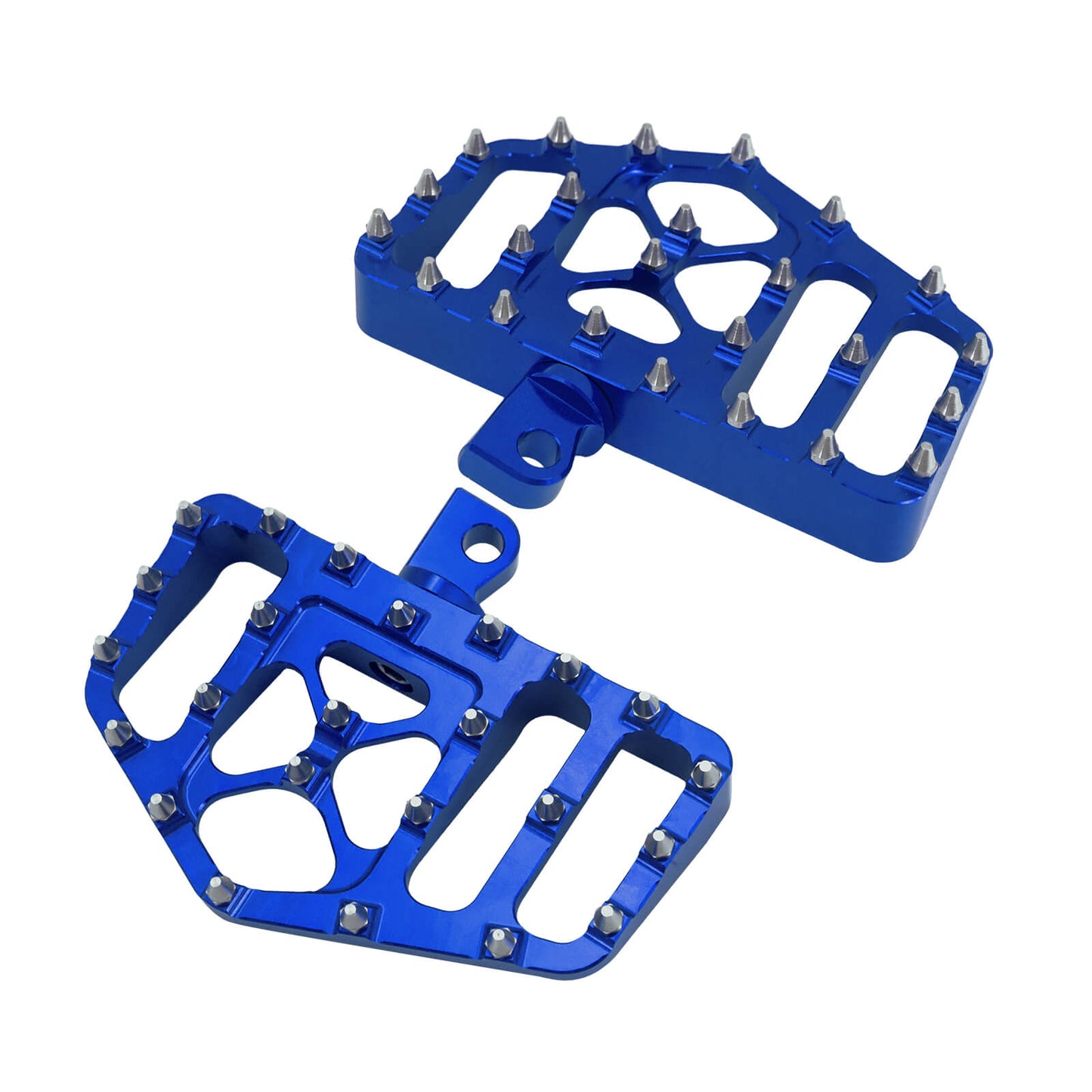 MX Style Foot Pegs Floorboard Blue For Harley Touring Dyna Softail Sportster | HCmotorku