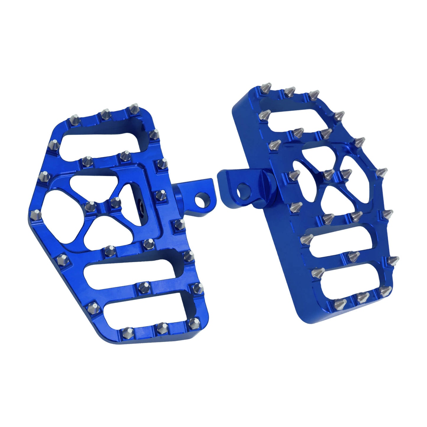 MX Style Foot Pegs Floorboard Blue For Harley Touring Dyna Softail Sportster | HCmotorku