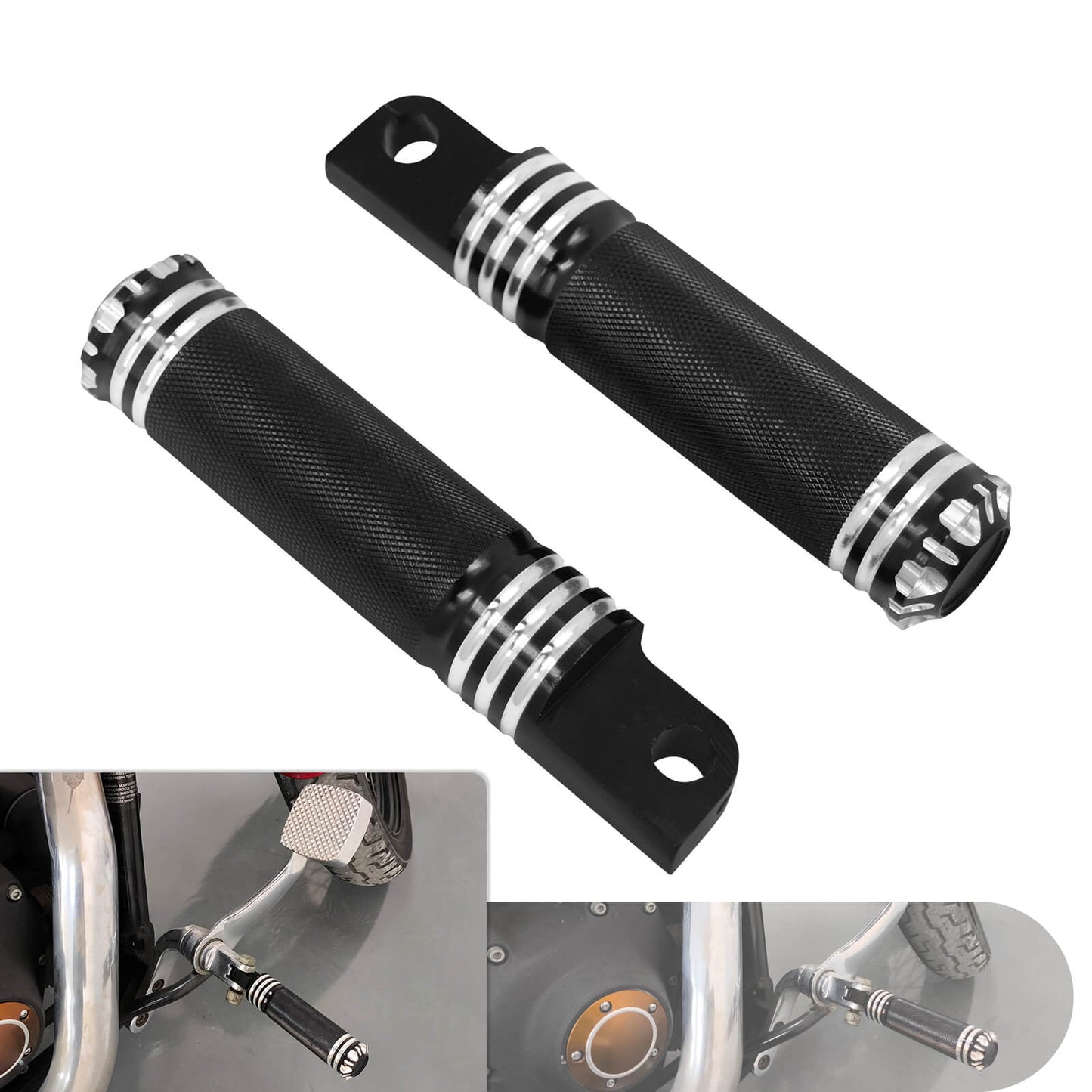 Highway Foot Rest Pegs For Harley Touring Softail Sportster Dyna | HCmotorku