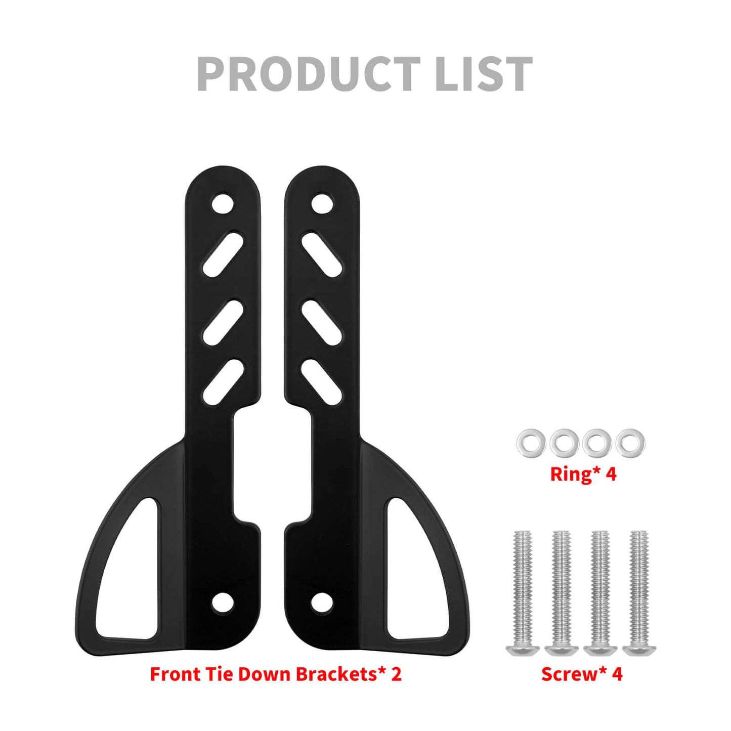 Front Tie Down Bracket Fork Trailer Holder Fit for Harley Touring 1993-2023 | HCmotorku