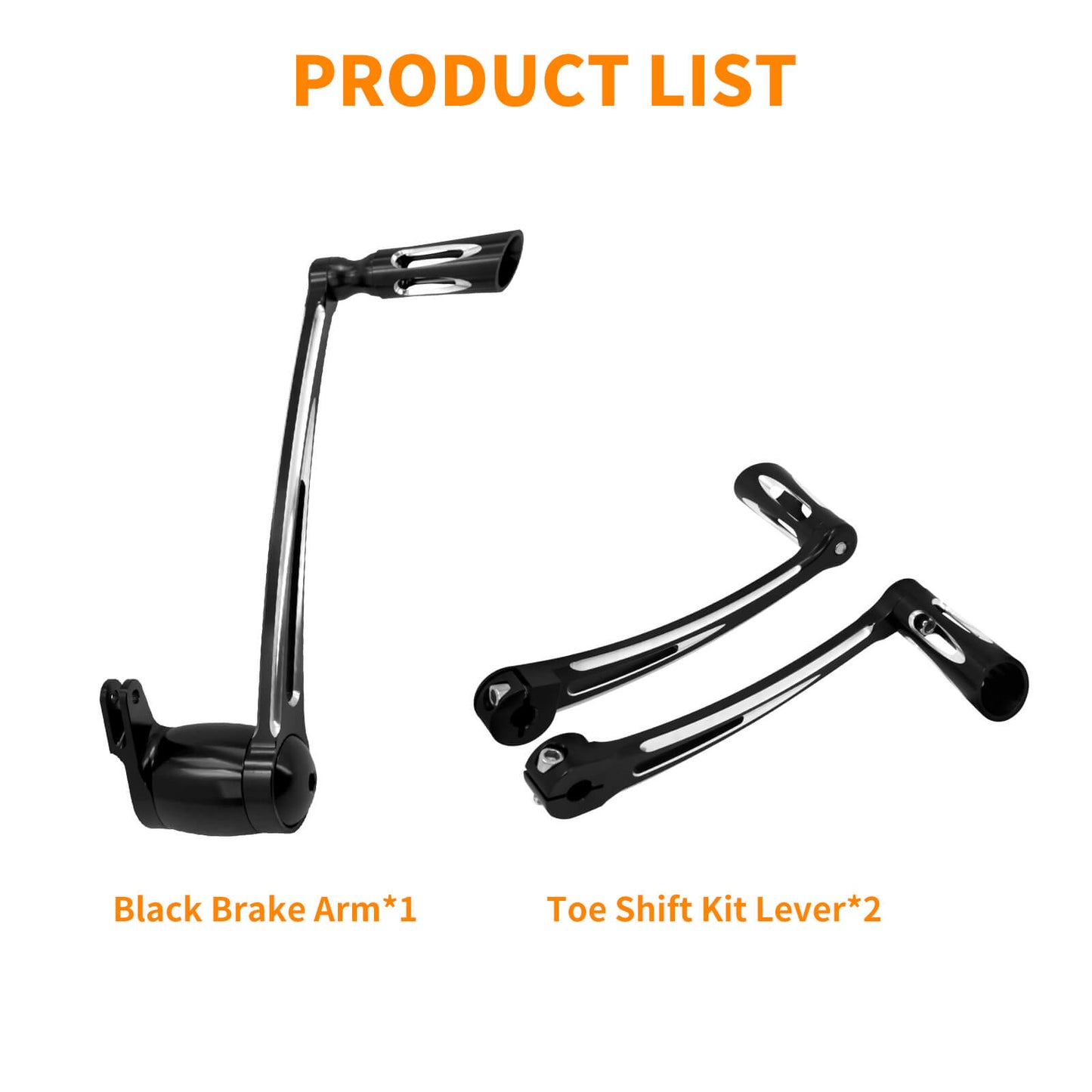 Brake Arm Shift Lever Pegs Pedal Shifter Kit Fit For Harley Touring 2014-2025 | HCmotorku