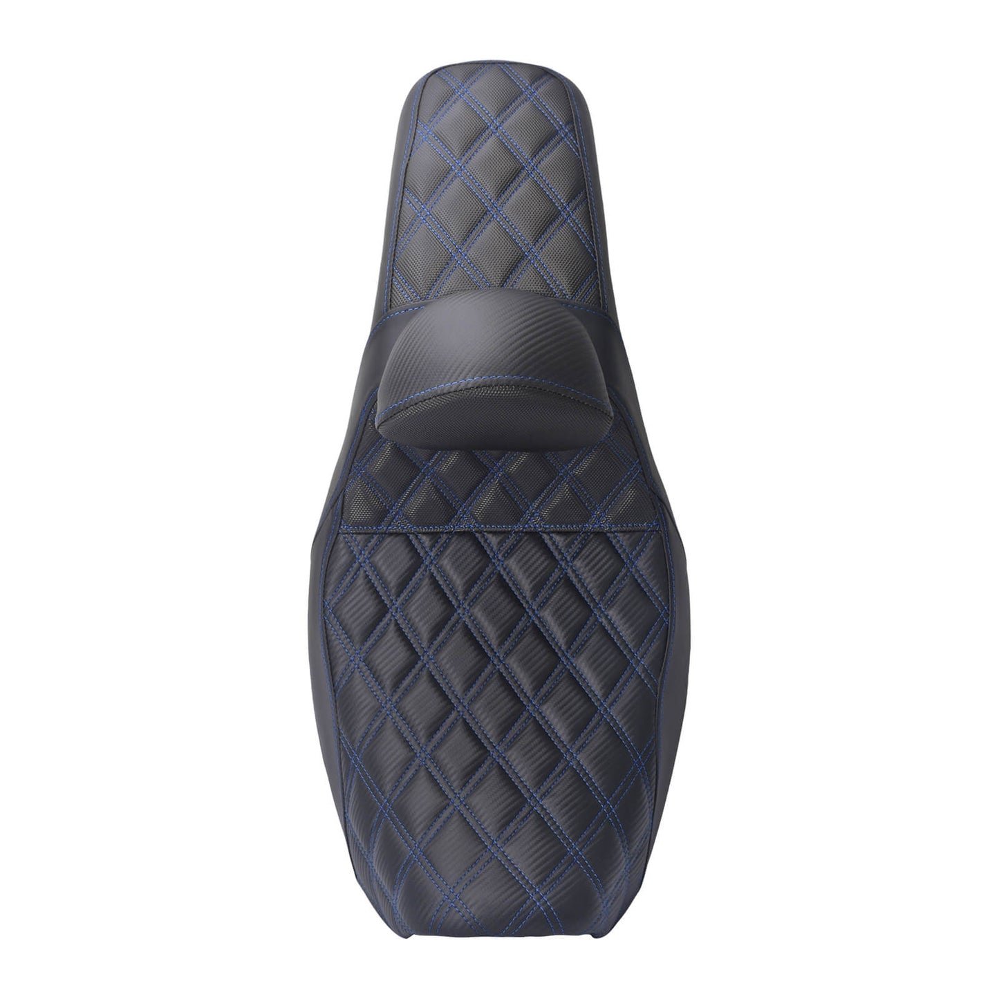 Two-Up Seat Rider Passenger Blue Line Fit For Harley Dyna 2006-2017 | HCmotorku