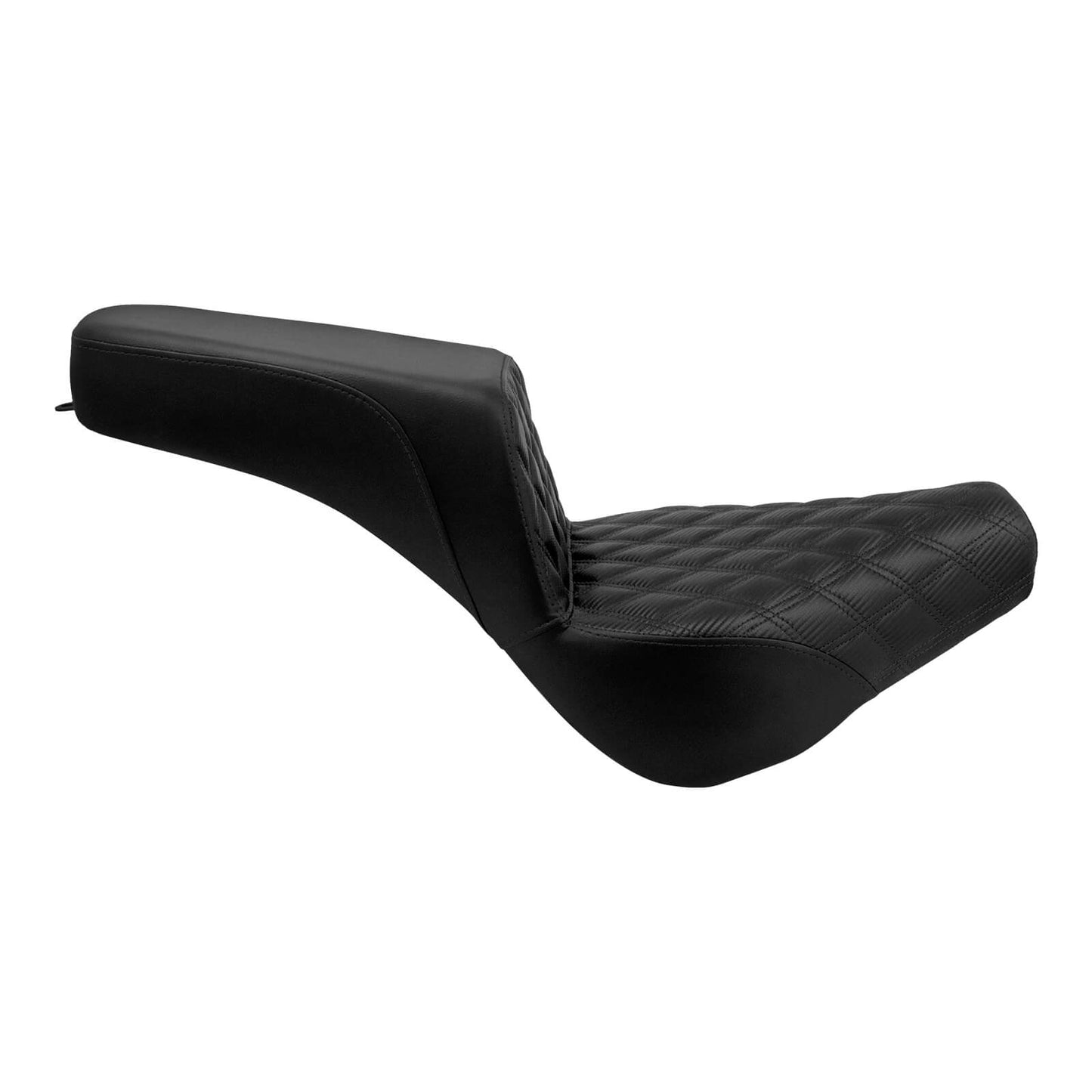 Bevel Two-Up Seat Driver Passenger Black Fit for Harley Softail 2018-2025 | HCmotorku