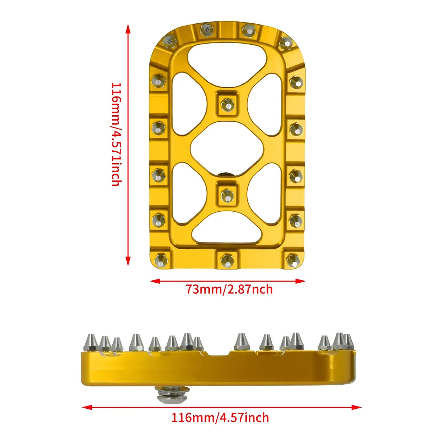 Mx Style Floorboards Shifter Pegs Brake Pedal Cover Kit Golden Fit For Harley Touring Softail | HCmotorku