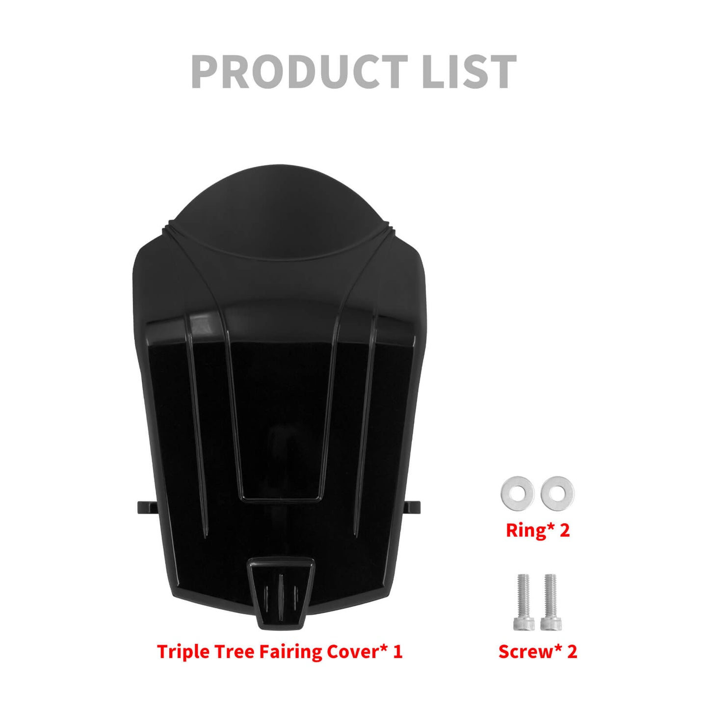Triple Tree Fairing Wiring Cover Fairing Cover Fit For Indian Scout Sixty 2015-2023 | HCmotorku