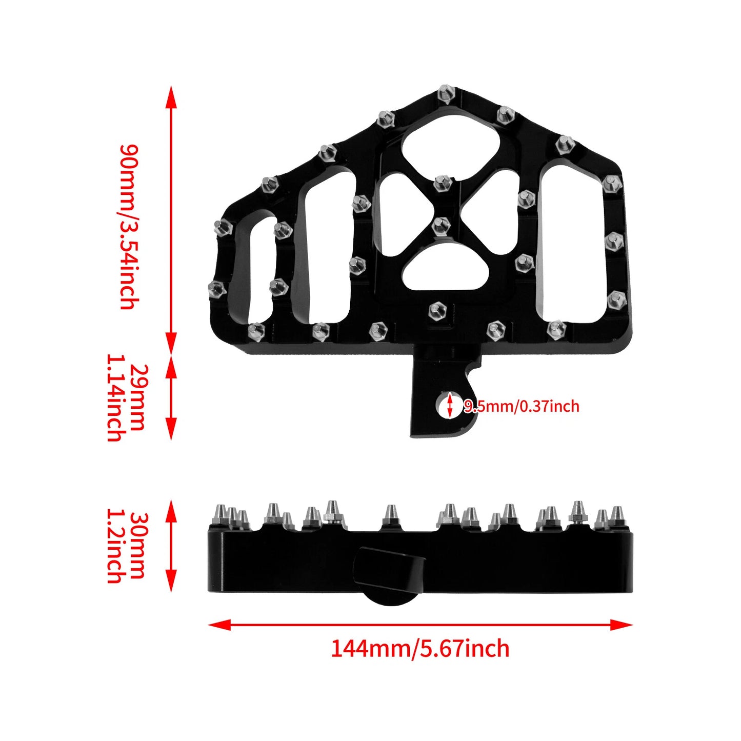 MX Style Front Rear Floorboard Shifter Lever Brake Fit For Harley Touring 2014-2023 | HCmotorku