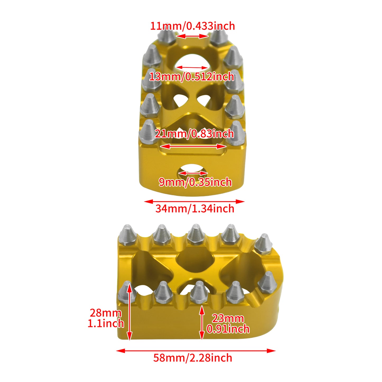 Gear Shifter Peg Brake Pegs MX Style Foot Pedal Fit For Harley | HCmotorku