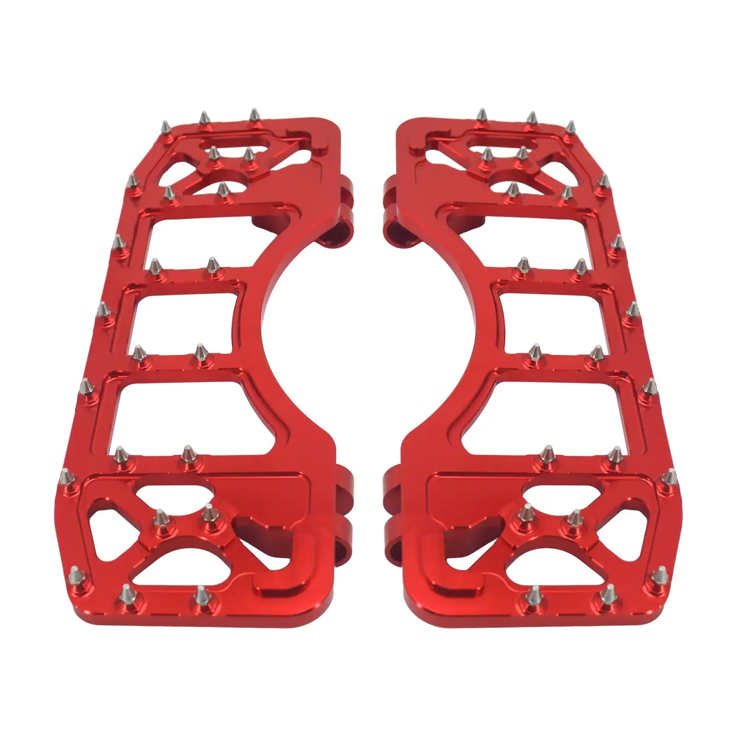 Passenger Floorboards Foot Pegs Red For Harley Softail Touring 1986-2025 | HCmotorku