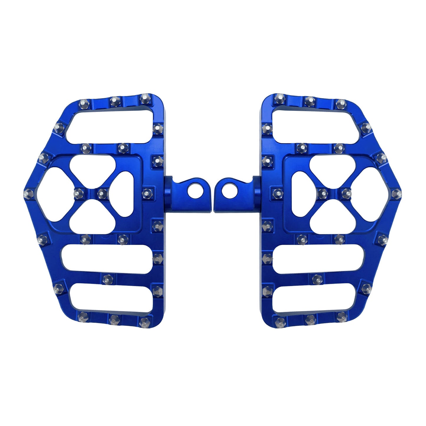 MX Style Foot Pegs Floorboard Blue For Harley Touring Dyna Softail Sportster | HCmotorku