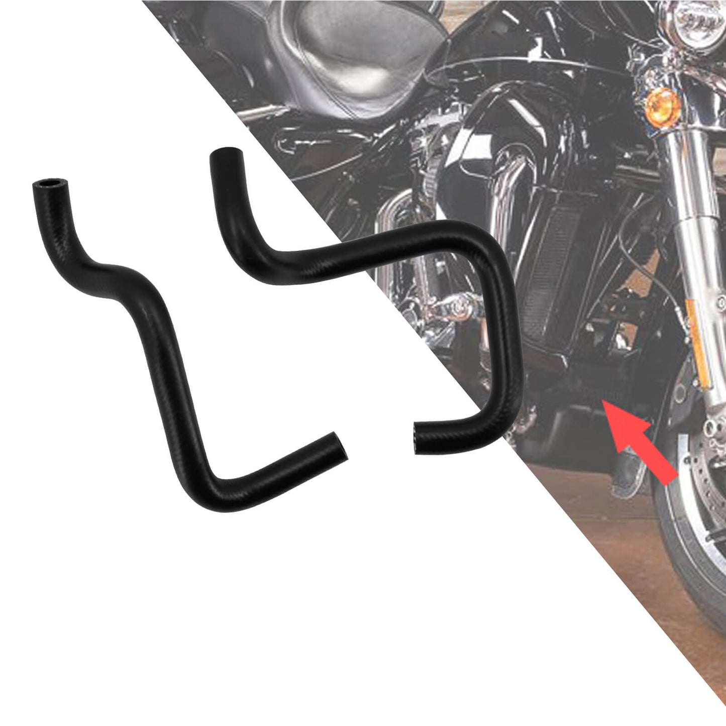 Oil Cooler Hose Tube Pipes Fit Harley Touring 2011-2016 | HCmotorku