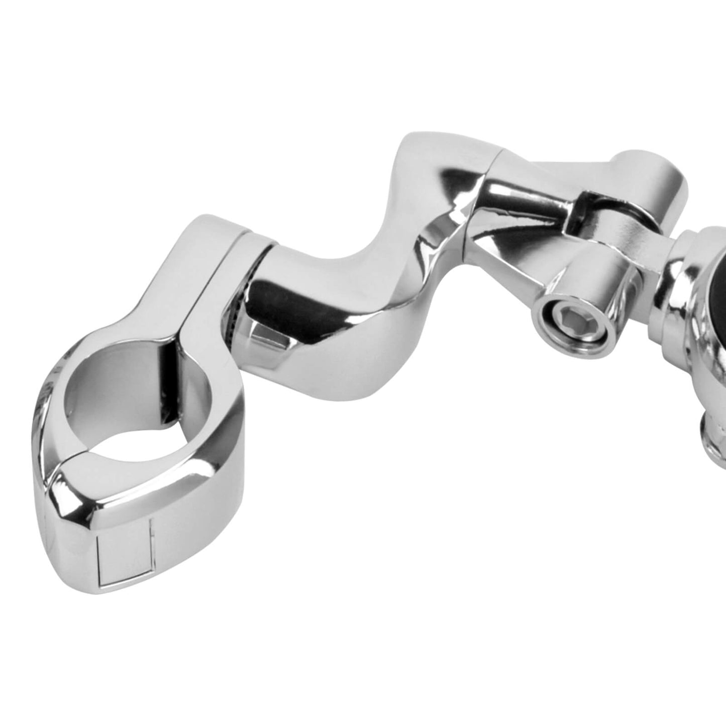 Highway Pegs with Flip-out Heel Rests for 1.25" Engine Guard For Harley | HCmotorku