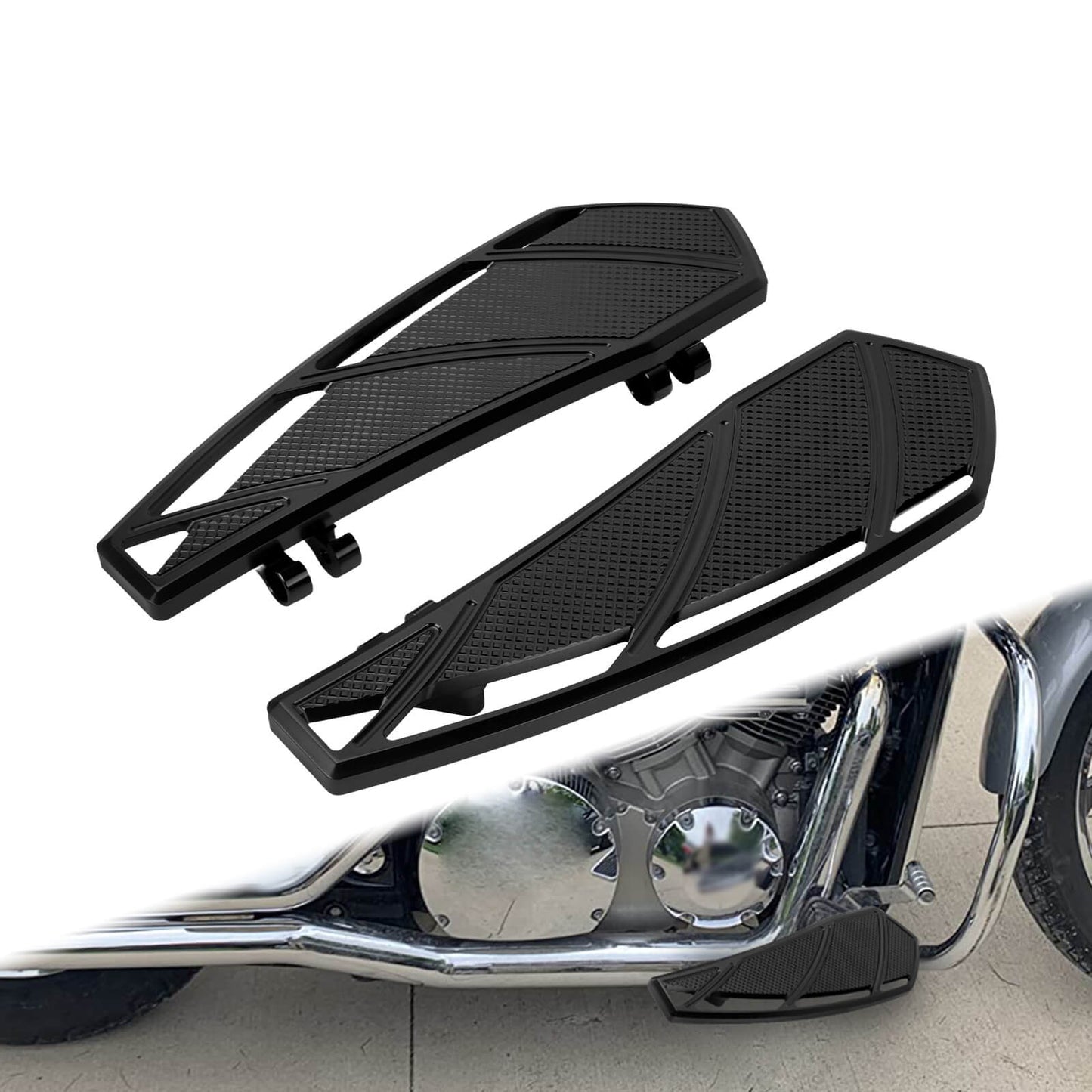Phantom Rider Floorboards Footboards for Harley Touring 1986-2025 | HCmotorku