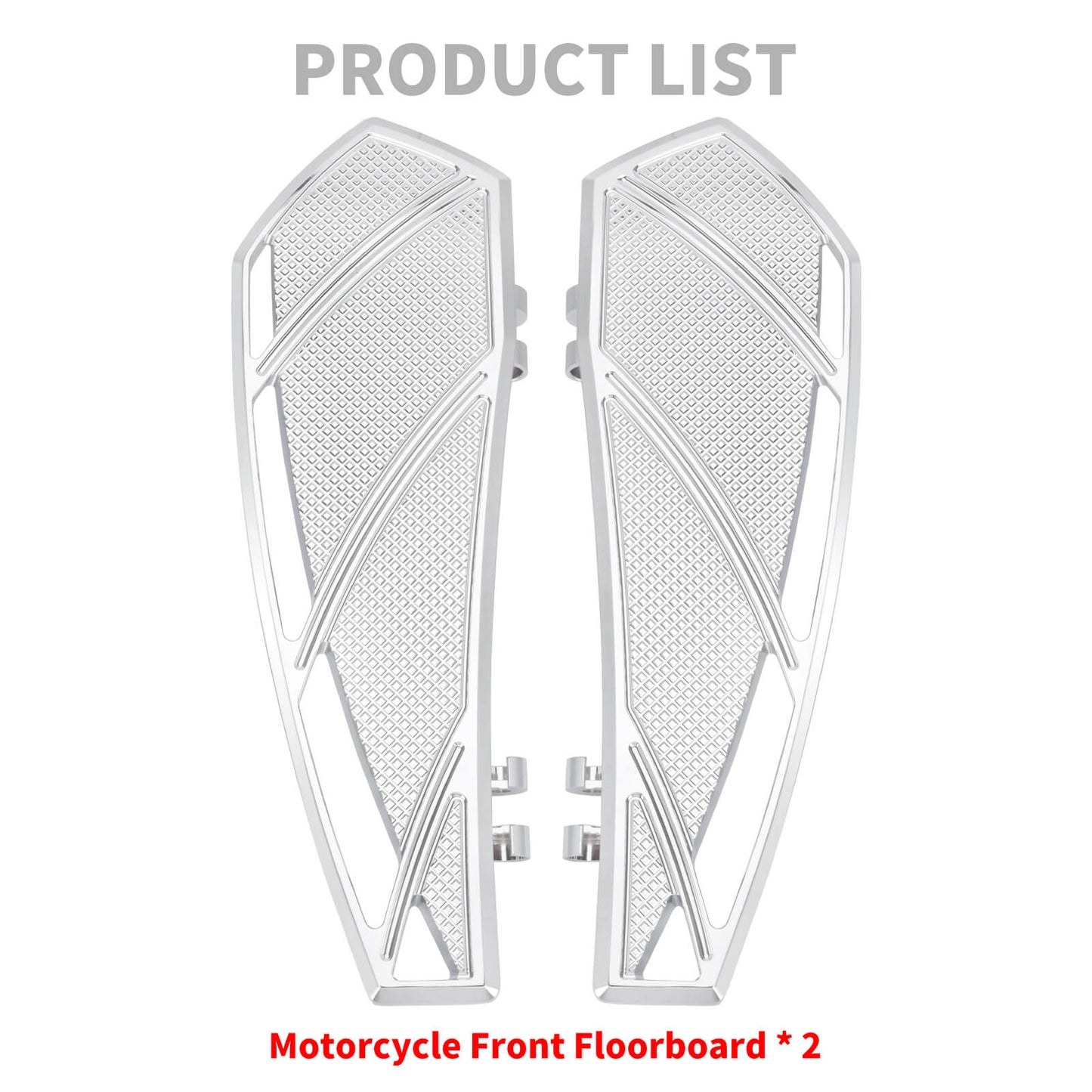 Phantom Rider Floorboards Footboards Chrome For Harley Touring 1986-2025 | HCmotorku