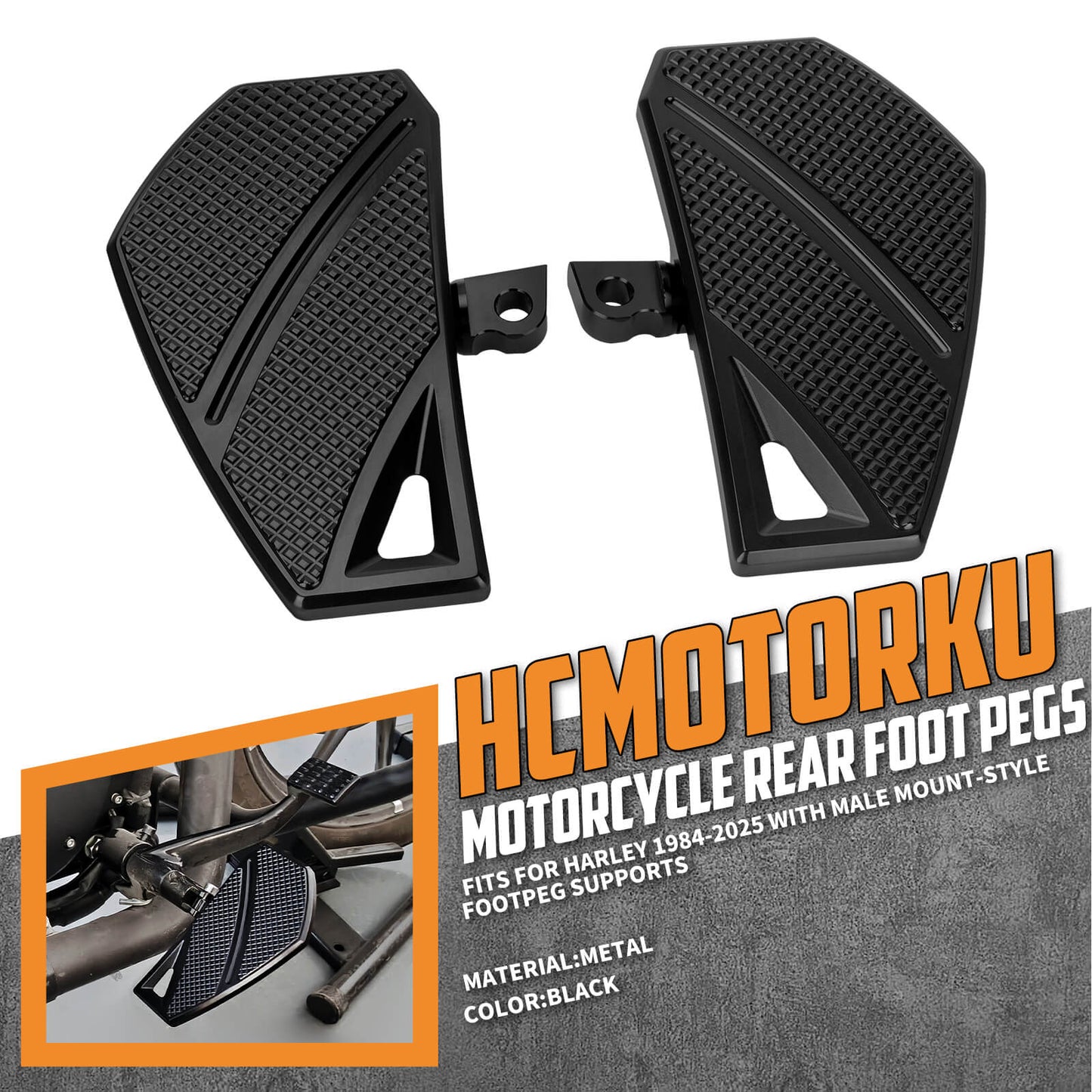 Phantom Floorboards Footboards For Harley Touring 1984-2025 | HCmotorku