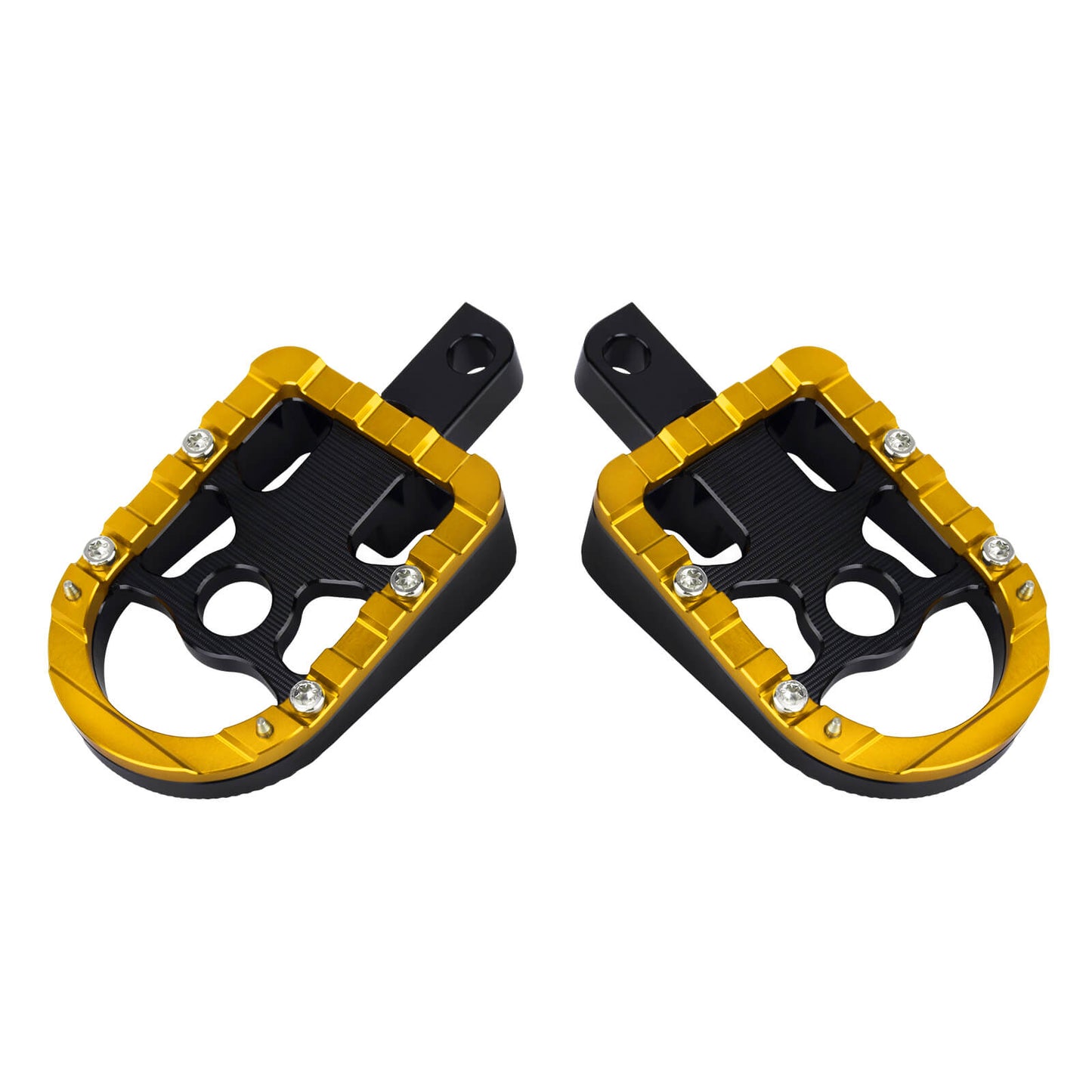 Footboards Footpegs Yellow For Harley Touring Street Glide Road Glide | HCmotorku