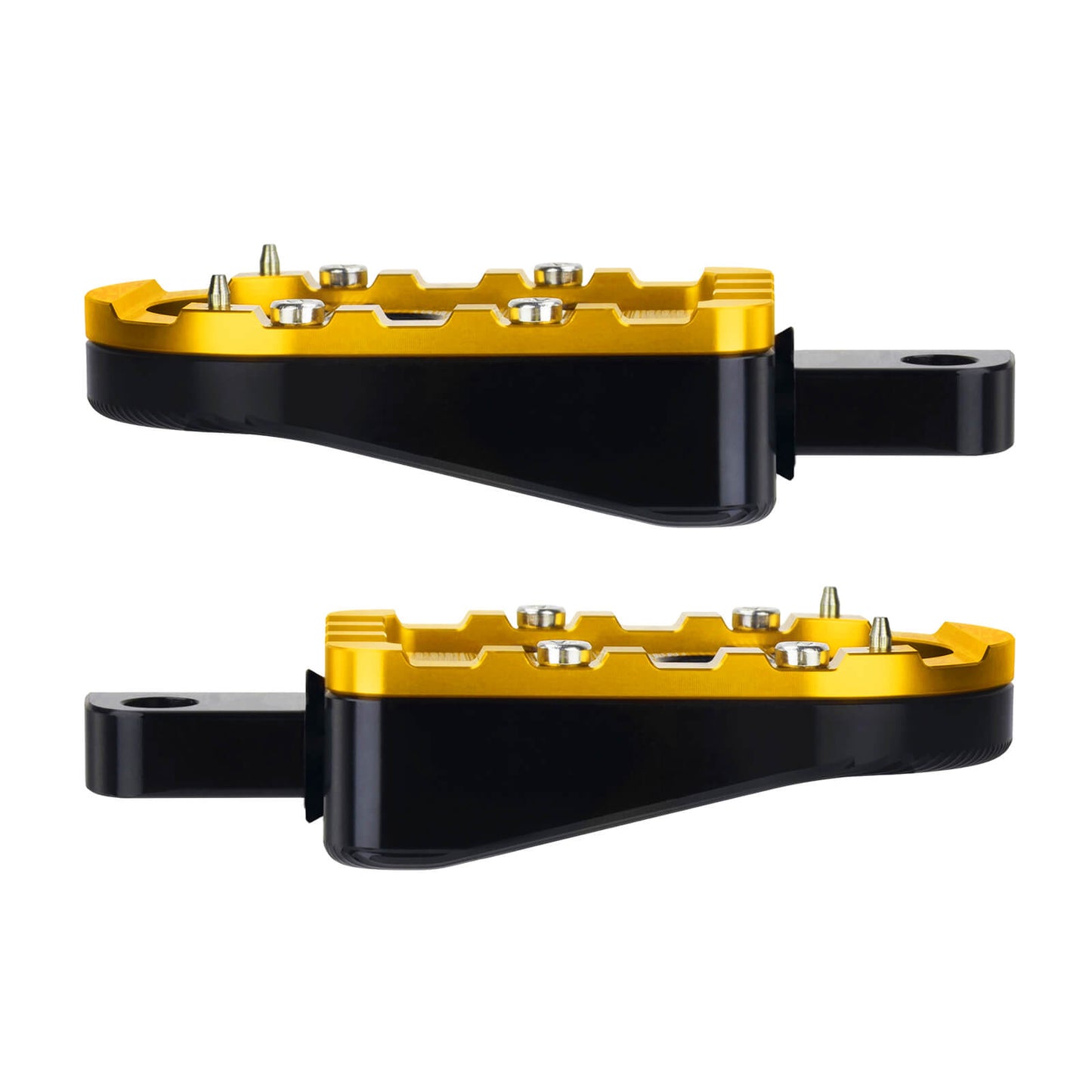 Footboards Footpegs Yellow For Harley Touring Street Glide Road Glide | HCmotorku