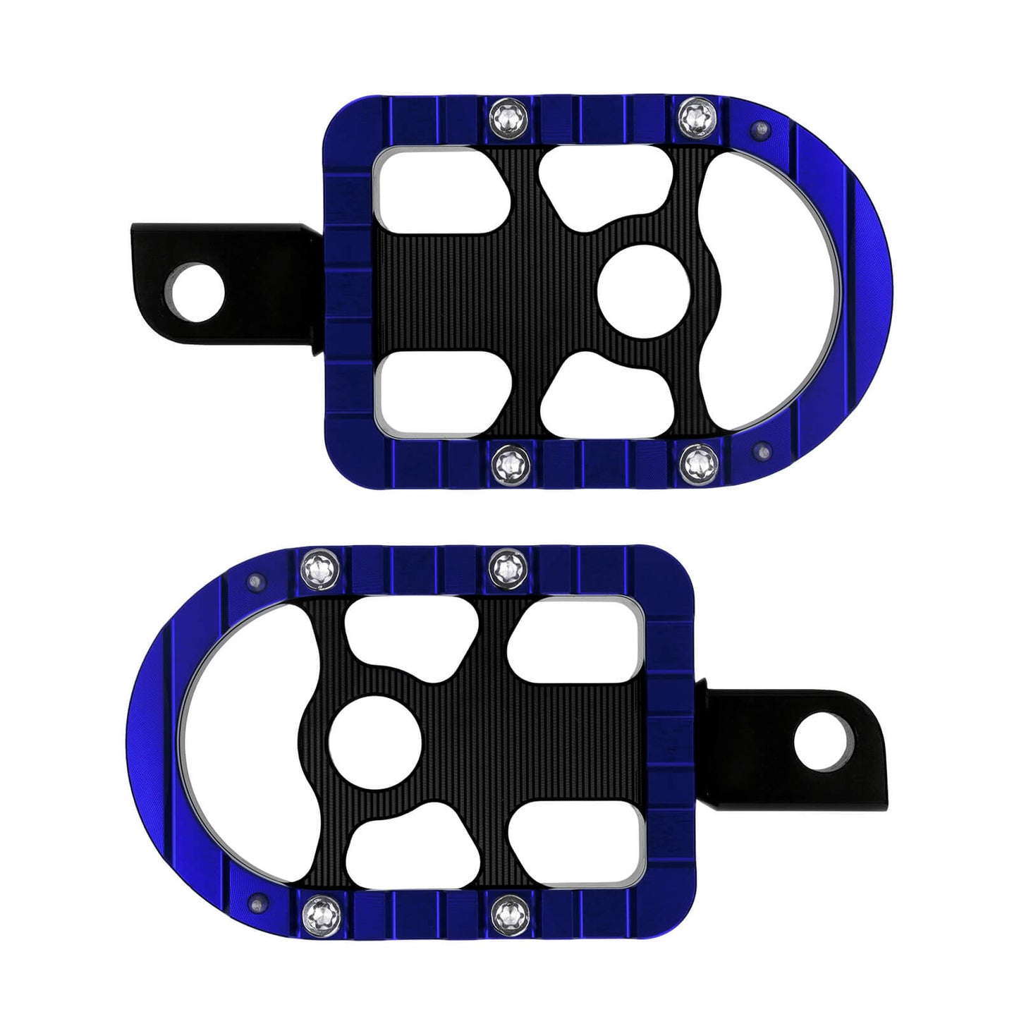 Footboards Footpegs Blue For Harley Touring Street Glide Road Glide | HCmotorku