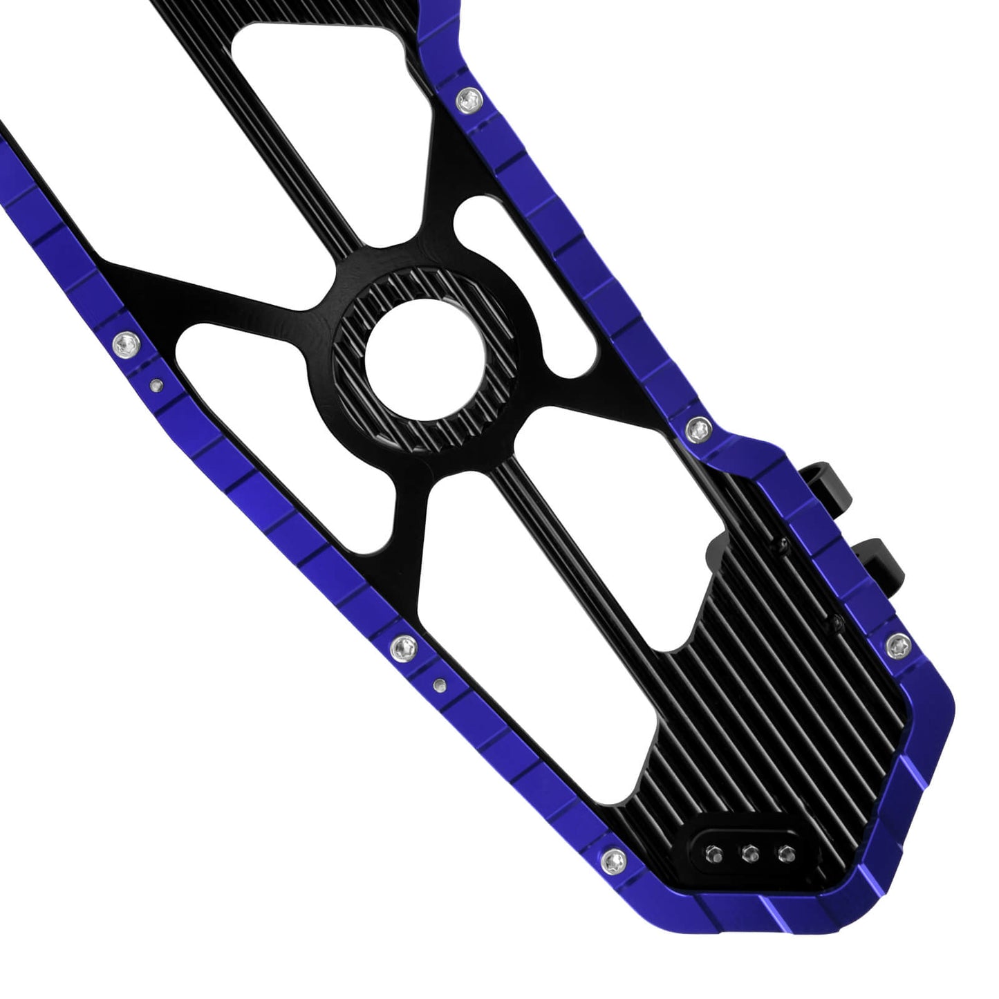 Driver Footboards Floorboards Blue For Harley Touring Street Glide Road Glide | HCmotorku