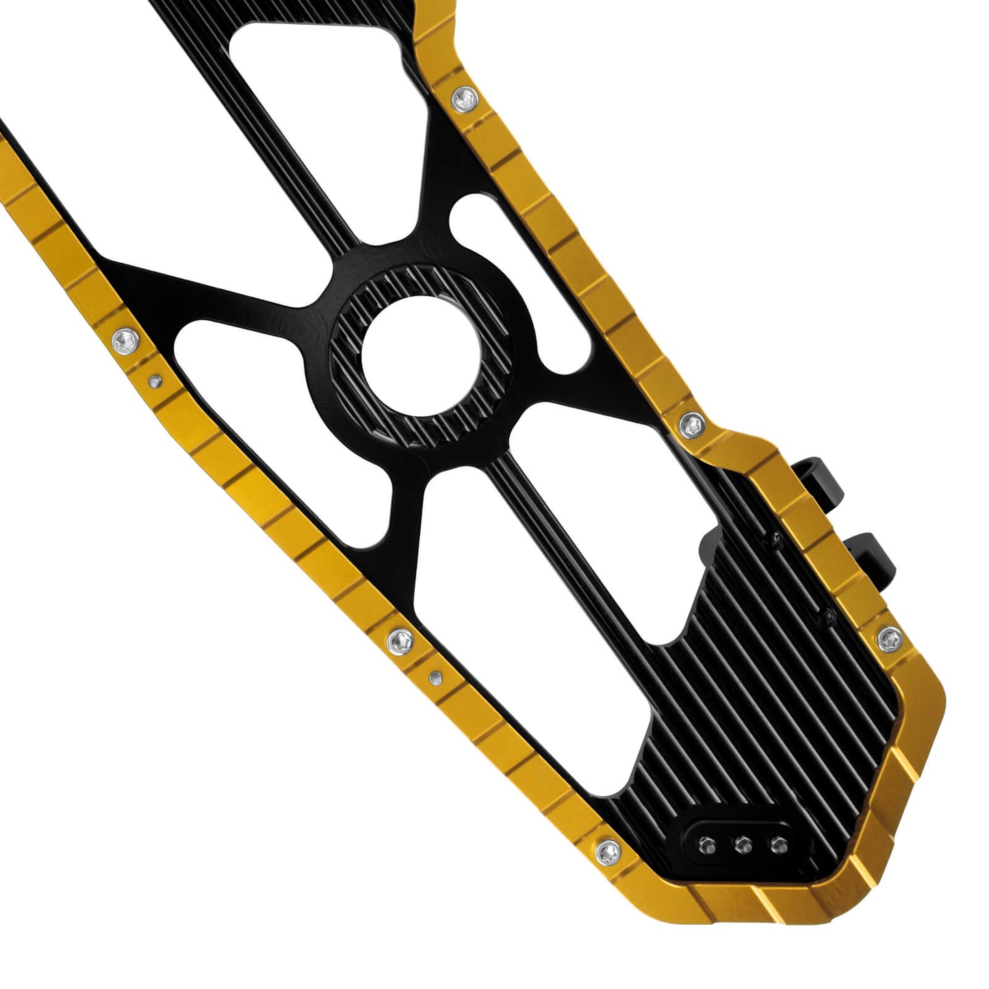 Driver Footboards Floorboards Yellow For Harley Touring Street Glide Road Glide | HCmotorku