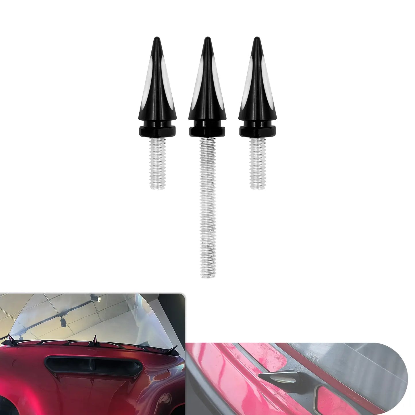 Impaler Spike Windshield Bolts Windscreen Trim Screws For Harley Electra Street Glide 2014-2023 | HCmotorku