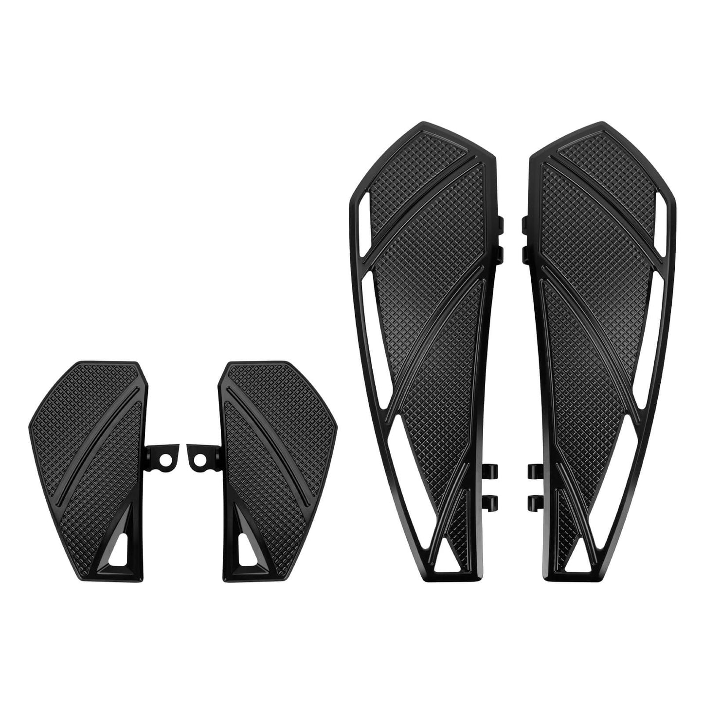 Phantom Rider Floorboards Passenger Footboards Kit For Harley Touring 1984-2025 | HCmotorku