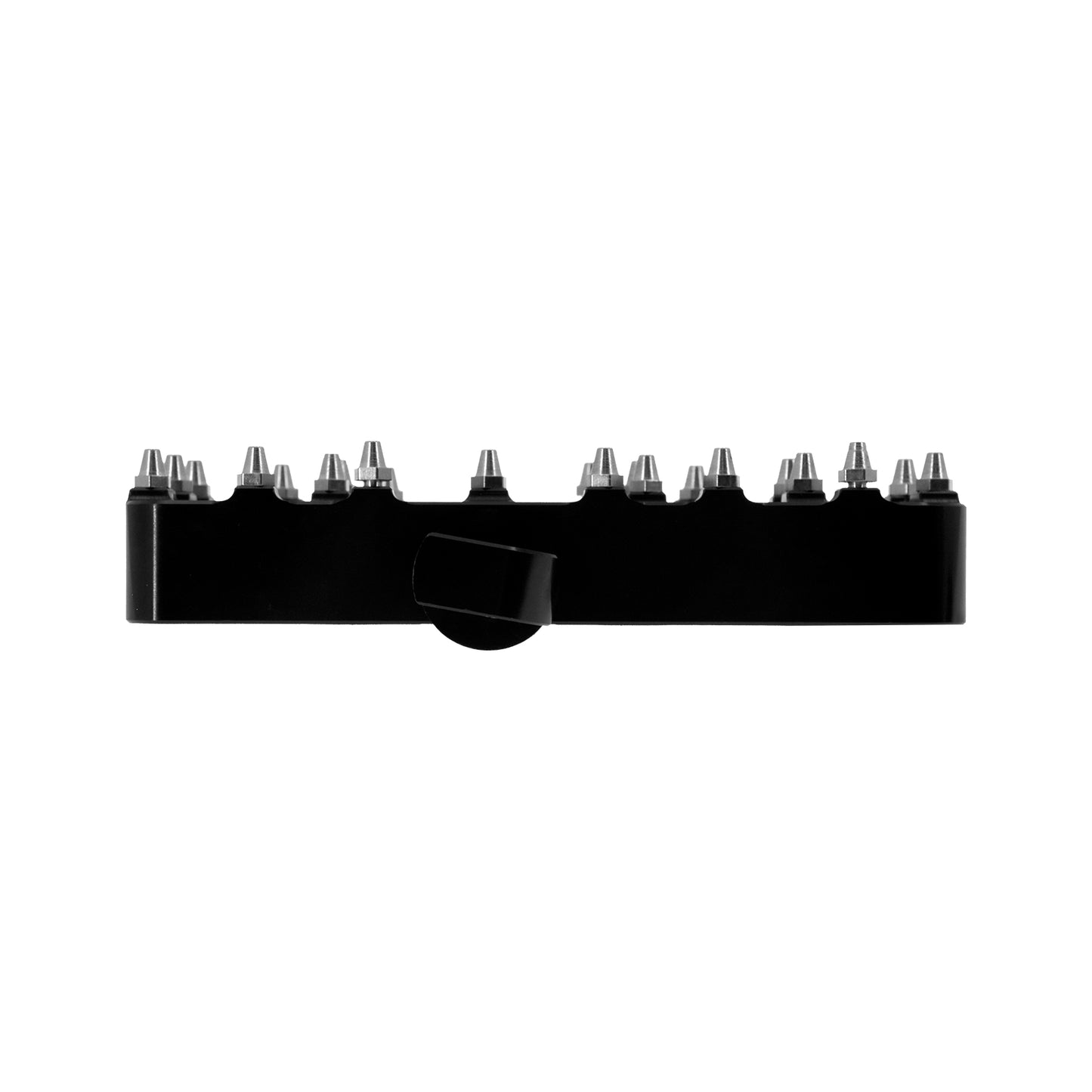 MX Style Wide Rear Foot Pegs Floorboards Black For Harley Touring | HCmotorku