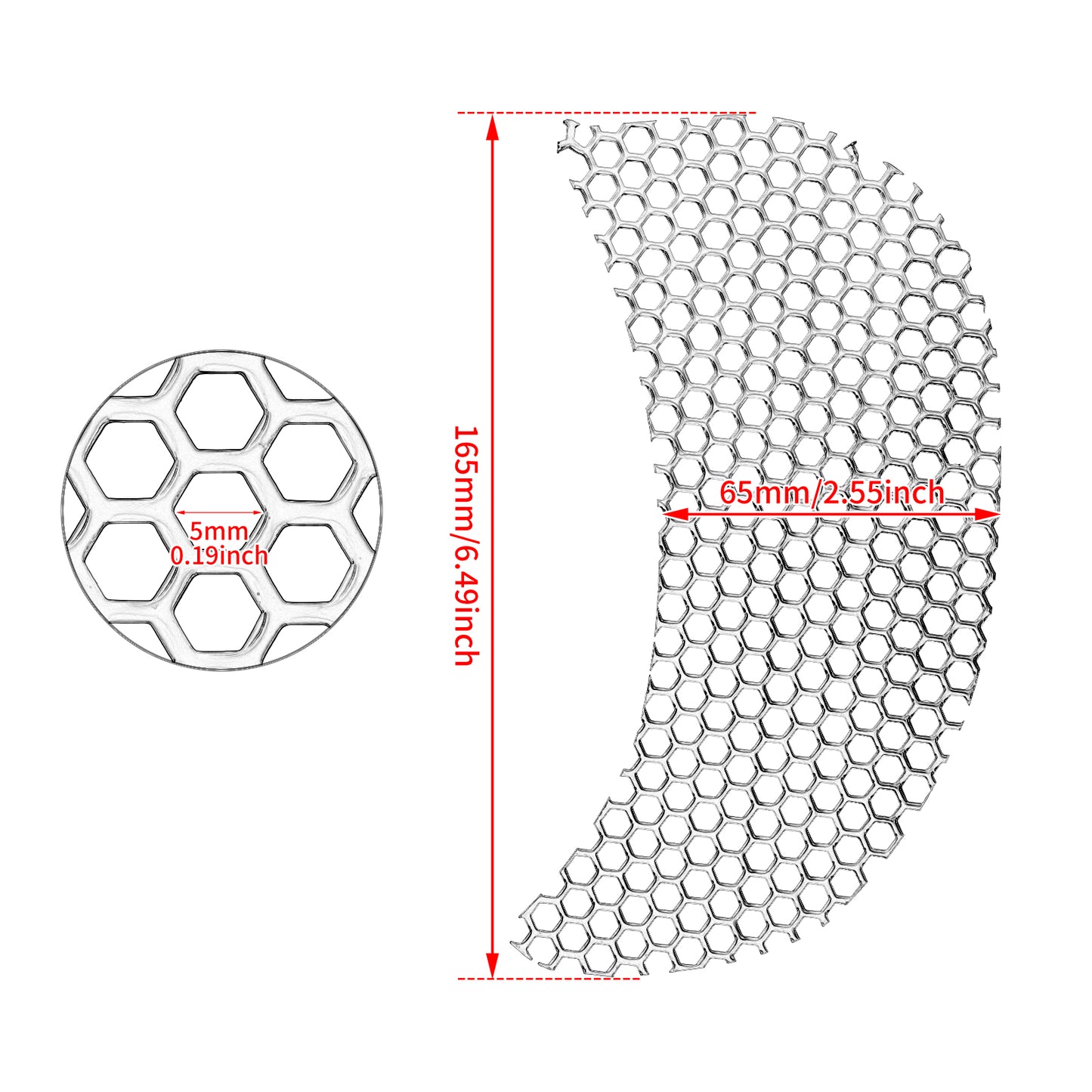 Mesh Fairing Vent Grills Cover Aluminum Fit For Harley Road Glide Ultra 2015-2023 | HCmotorku