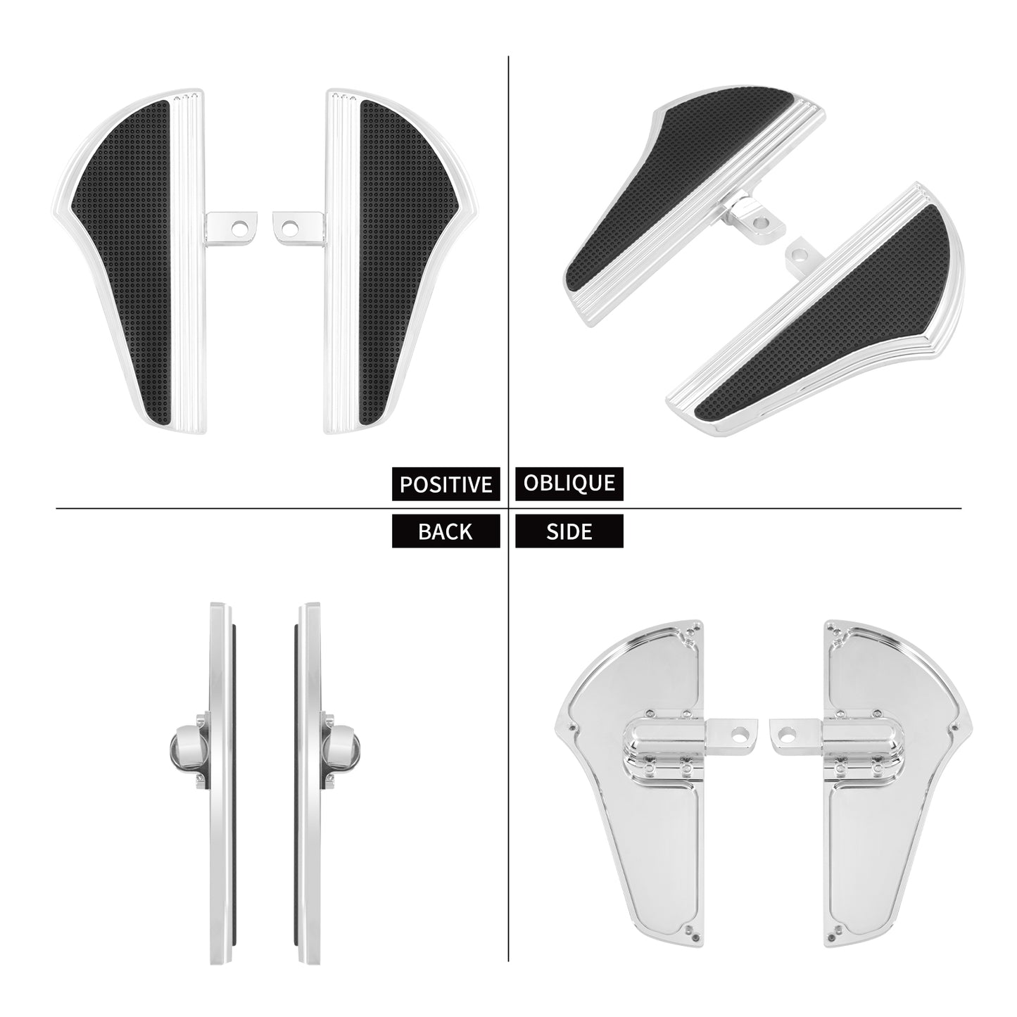 Defiance Passenger Floorboards Foot Pegs Fit Harley Sportster XL Dyna | HCmotorku