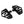 MX Style Wide Rear Foot Pegs Floorboards Black For Harley Touring | HCmotorku