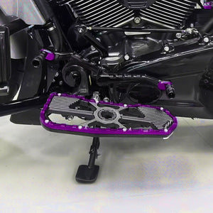 Rider Footboards Purple Floor boards For Harley Touring Softail | HCmotorku