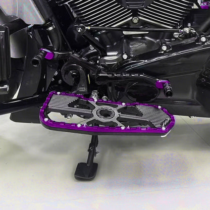 Rider Footboards Purple Floorboards For Harley Touring Softail | HCmotorku