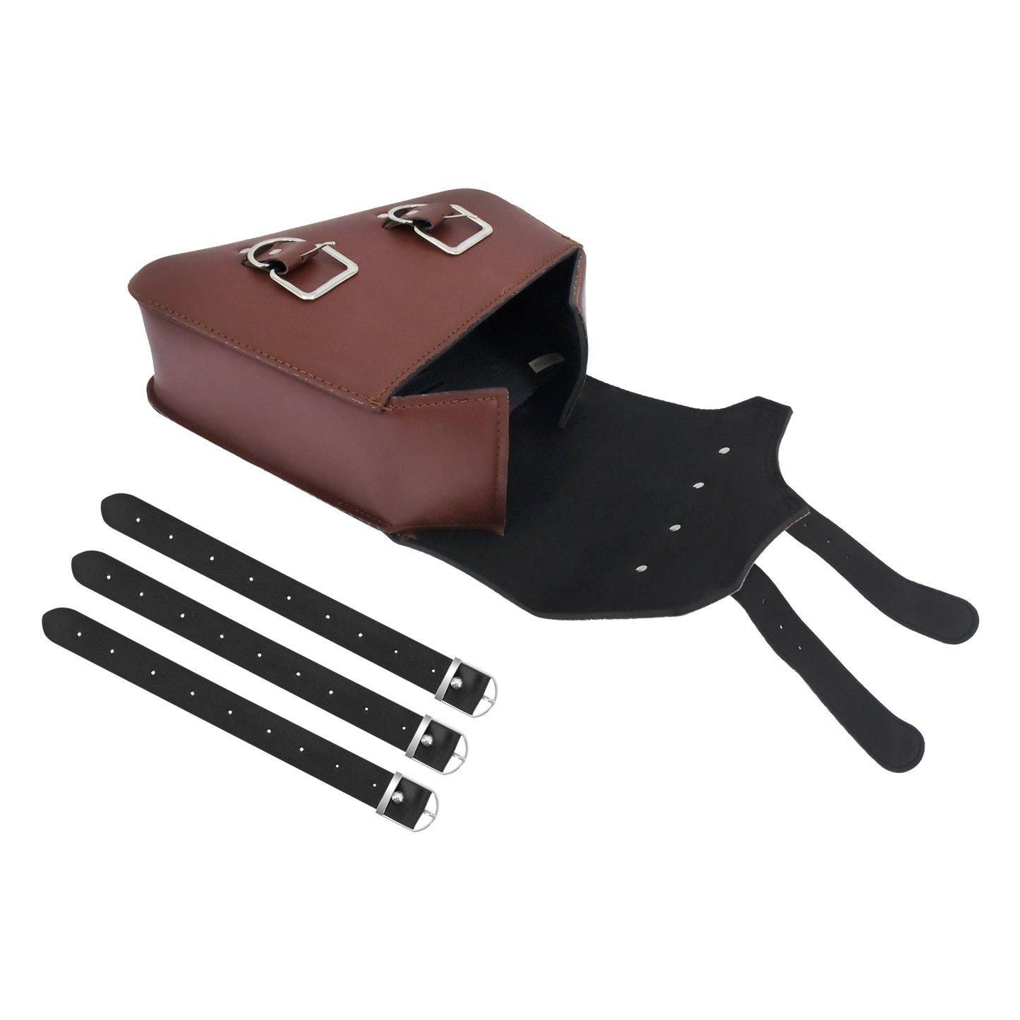 PU Leather Saddlebag Luggage Bag Swingarm Bag Tool Bags Fit For Harley Sportster | HCmotorku