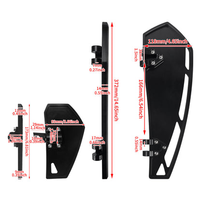 Phantom Rider Floorboards  Passenger Footboards Kit For Harley Touring 1984-2025 | HCmotorku